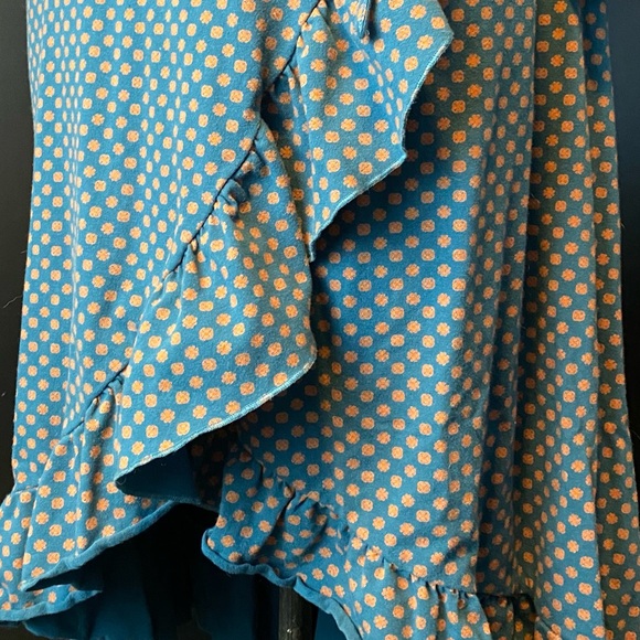 Matilda Jane Reunion Wrap Ruffle Dress Size Medium - Picture 5 of 8